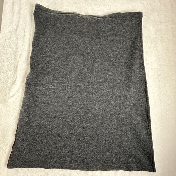 Cabi Gray Knit Pencil Skirt Large Nylon & Spandex - Picture 2 of 8